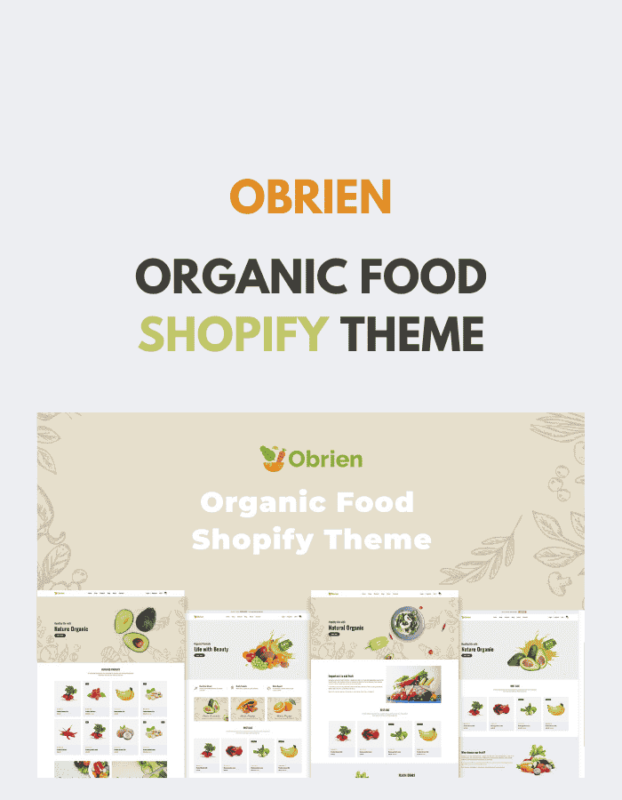 Obrien – Organic Food Shopify Theme
