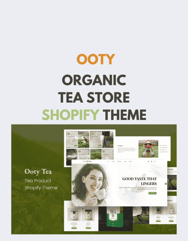 Ooty - Organic Tea Store Shopify Theme