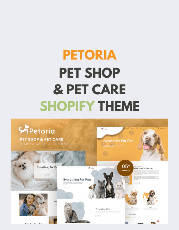 Petoria - Pet Shop & Pet Care Shopify Theme