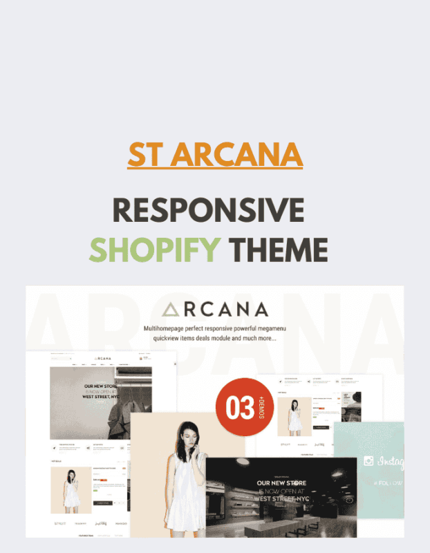 ST Arcana - Responsive Shopify Theme