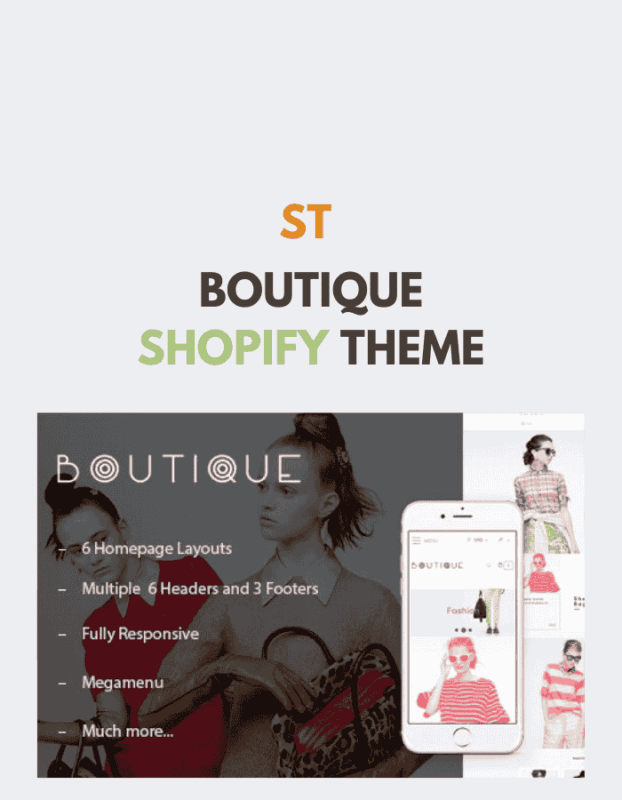 ST Boutique Shopify Theme