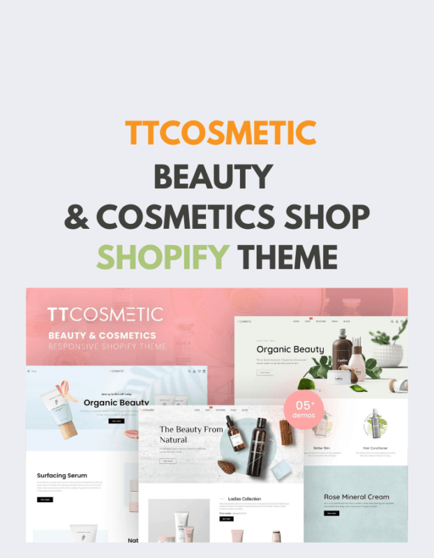 TTCosmetic - Beauty & Cosmetics Shop Shopify Theme