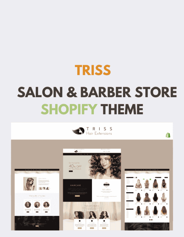 Triss - Salon & Barber Store Shopify Theme