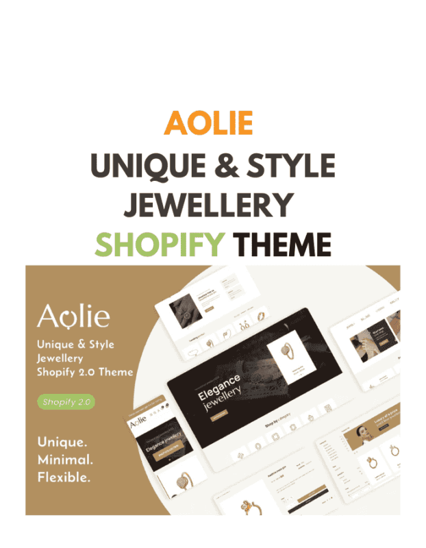 Aolie - Unique & Style Jewellery Shopify Theme