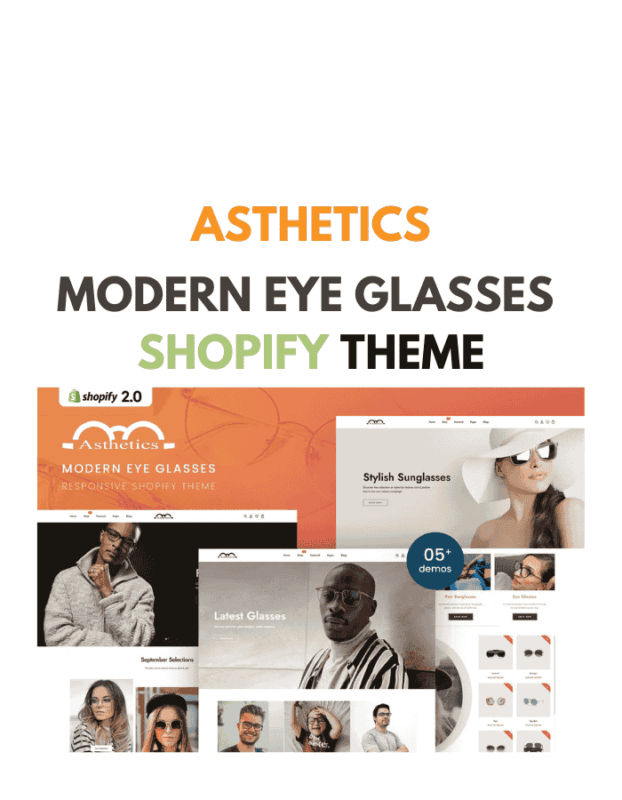 Asthetics - Modern Eye Glasses Shopify Theme