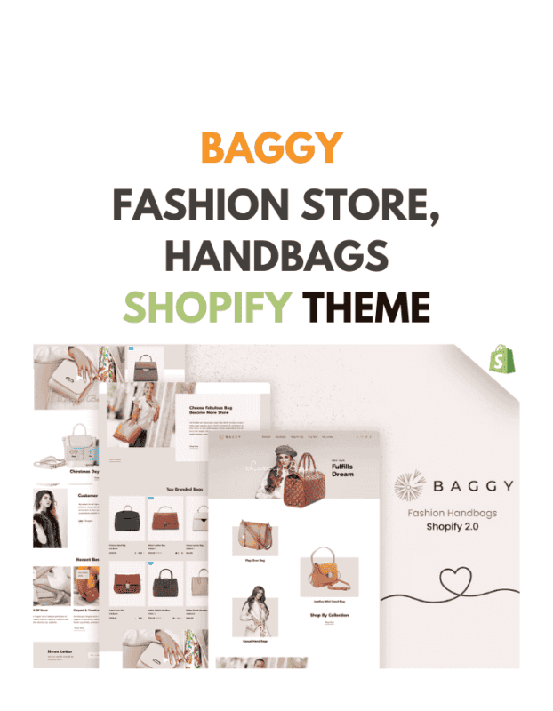 Baggy - Fashion Store, Handbags Shopify Theme