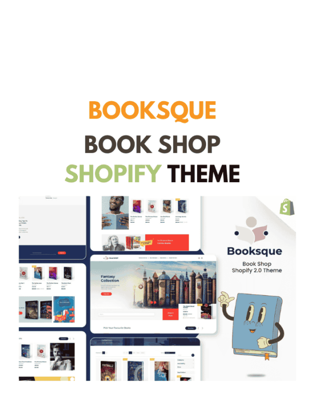 Booksque - Book Shop Shopify Theme