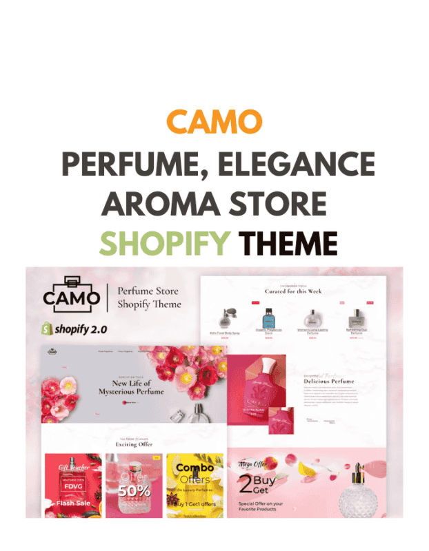 Camo - Perfume, Elegance Aroma Store Shopify Theme