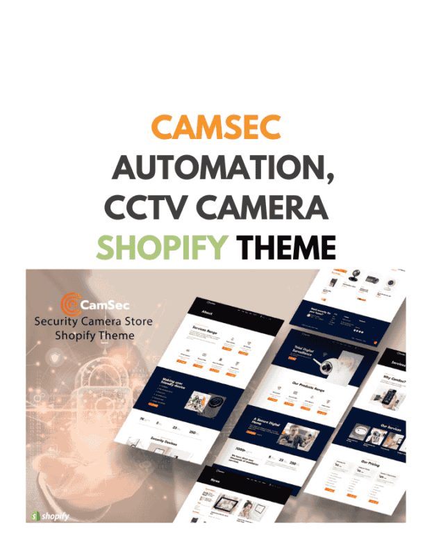 Camsec - Automation, CCTV Camera Shopify Store