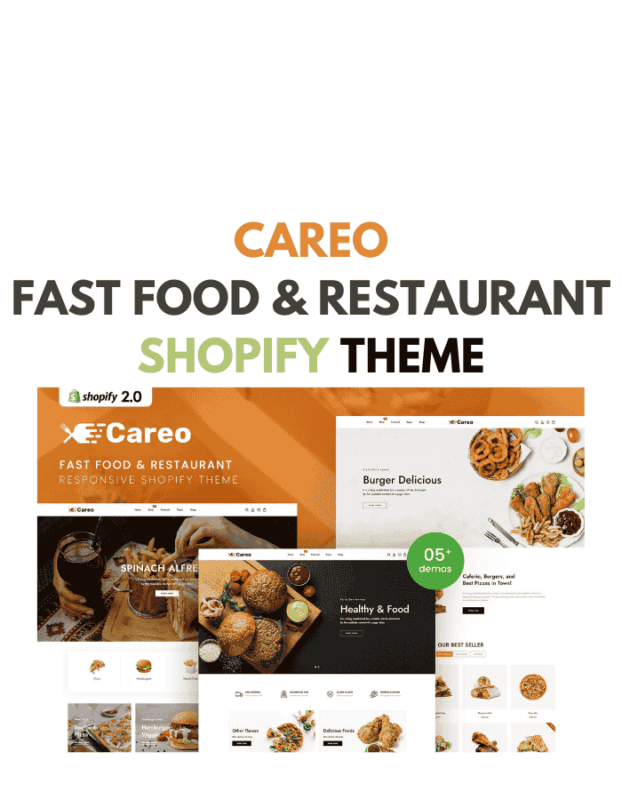 Careo - Fast Food & Restaurant Shopify Theme