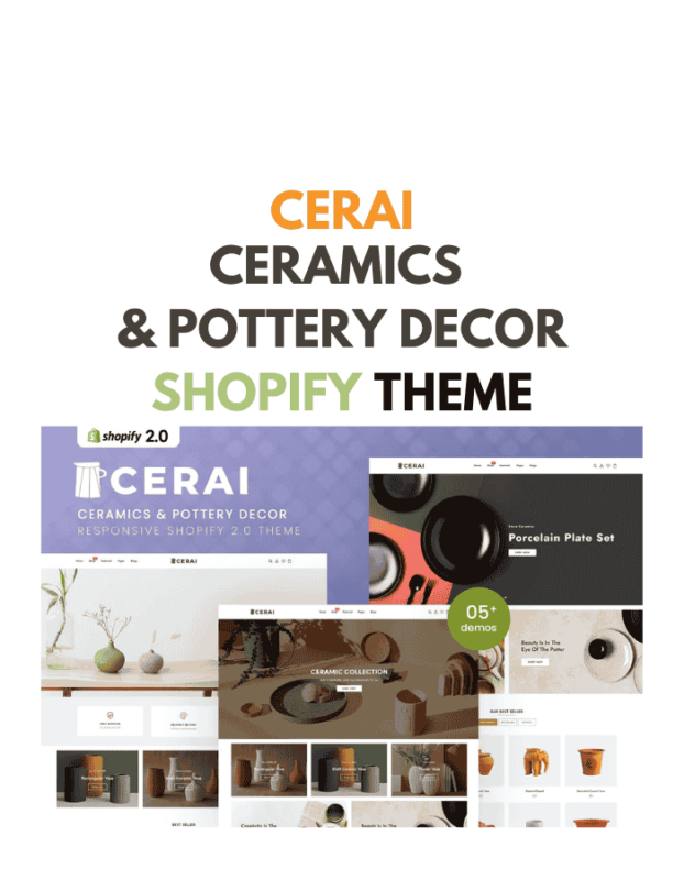 Cerai - Ceramics & Pottery Decor Shopify Theme