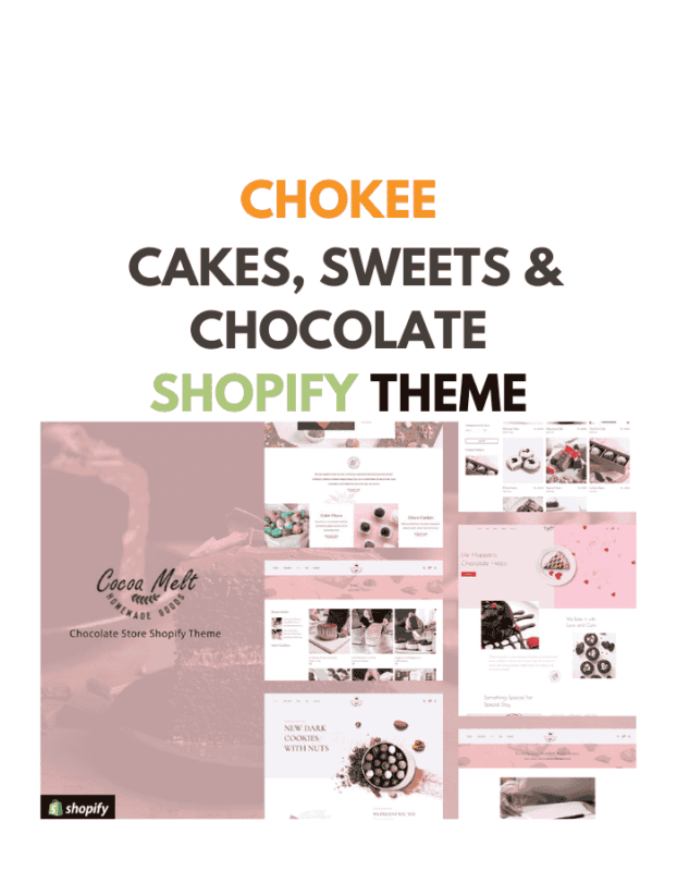 Chokee - Cakes, Sweets & Chocolate Shopify Theme