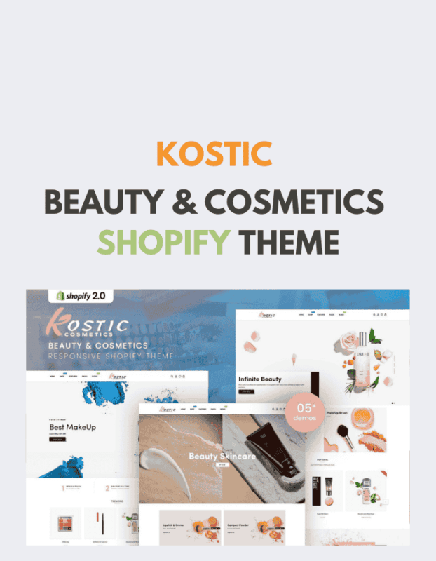 Kostic – Beauty & Cosmetics Shopify Theme