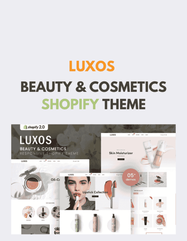 Luxos – Beauty & Cosmetics Shopify Theme