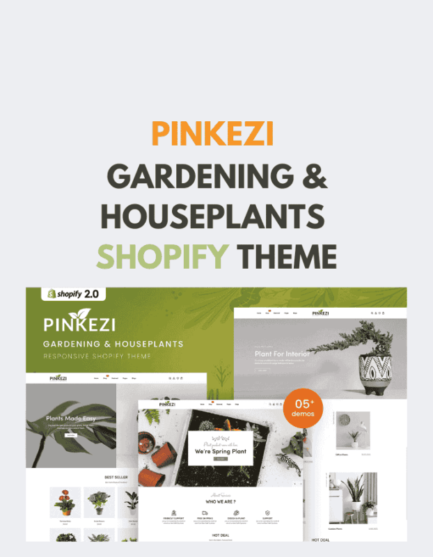 Pinkezi – Gardening & Houseplants Shopify Theme
