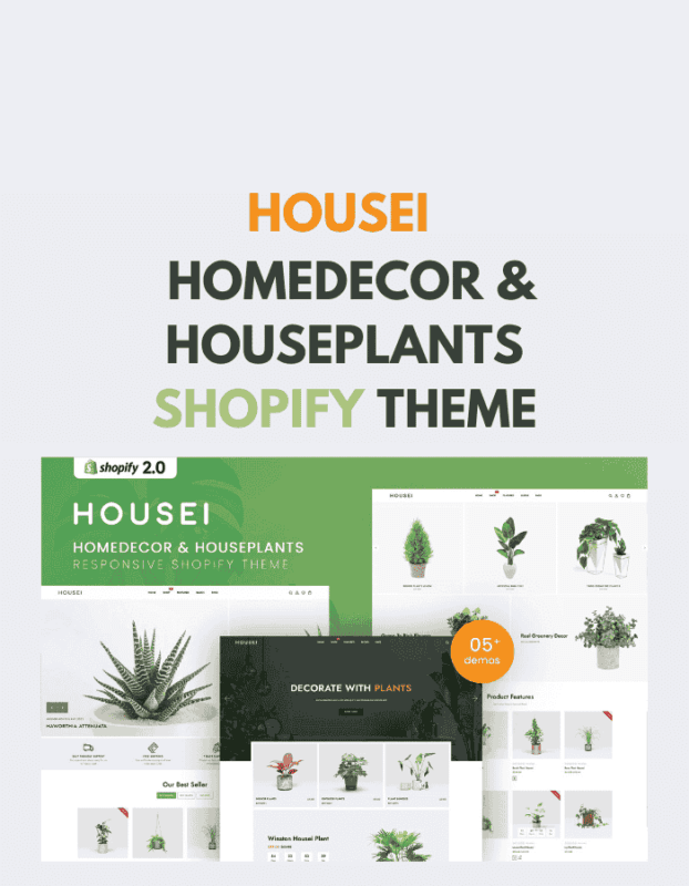 Housei – Homedecor & Houseplants Shopify Theme