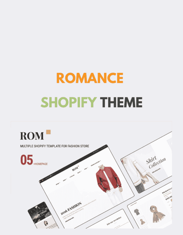Romance Shopify Theme