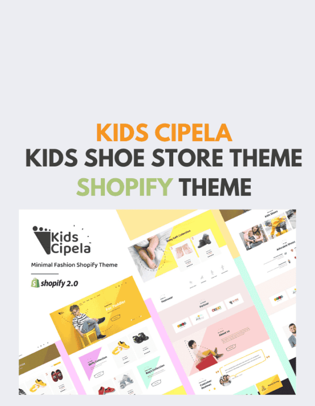 Kids Cipela – Kids Shoe Store Theme