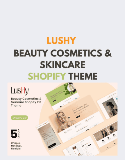 Lushy – Beauty Cosmetics & Skincare Shopify Theme