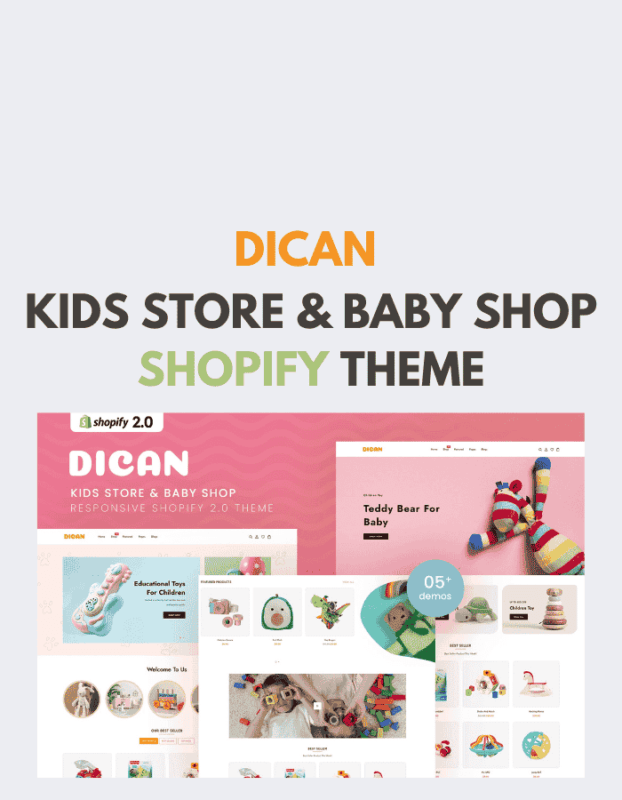 Dican – Kids Store & Baby Shop Shopify Theme