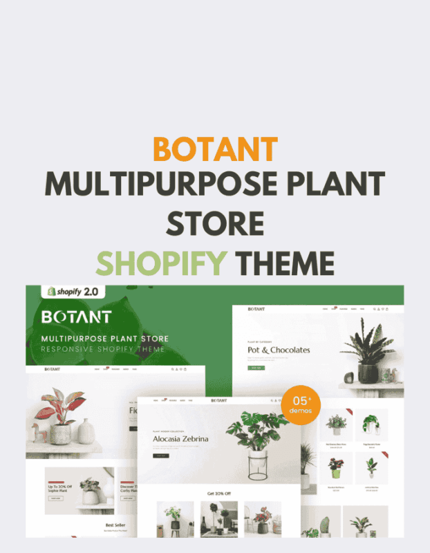 Botant – MultiPurpose Plant Store Shopify Theme