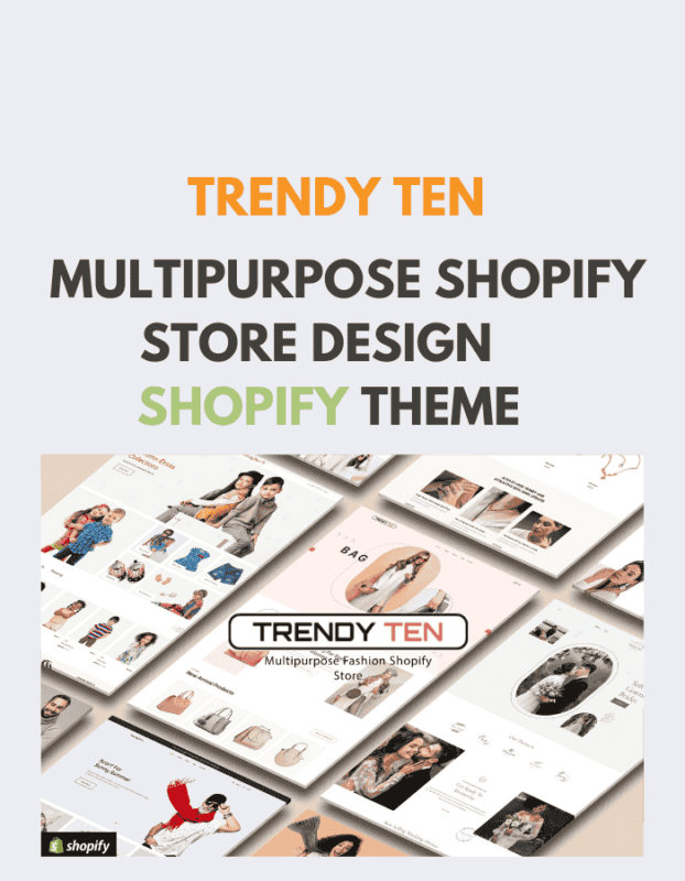 Trendy Ten – Multipurpose Shopify Store Design