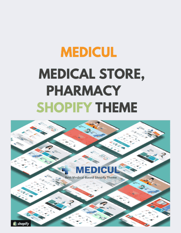 Medicul – Medical Store, Pharmacy Shopify Theme