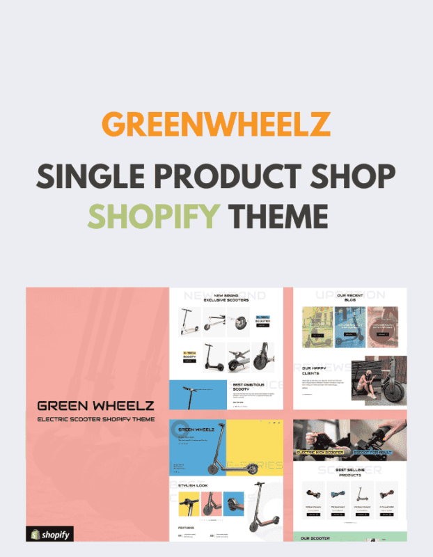 GreenWheelz – Single Product Shop Shopify OS