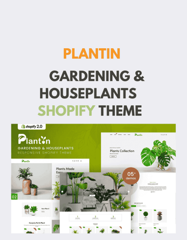 Plantin – Gardening & Houseplants Shopify Theme
