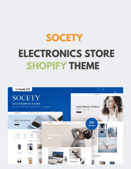 Socety – Electronics Store Shopify Theme