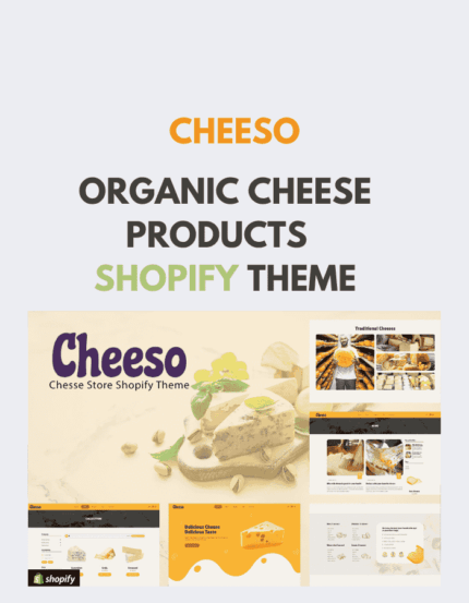 Cheeso | Organic Cheese Products Shopify Store
