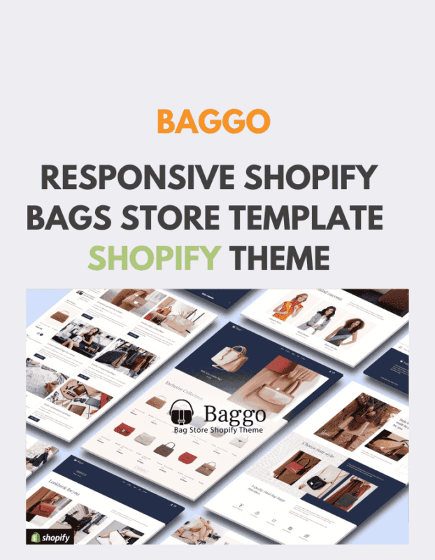 Baggo – Responsive Shopify Bags Store Template