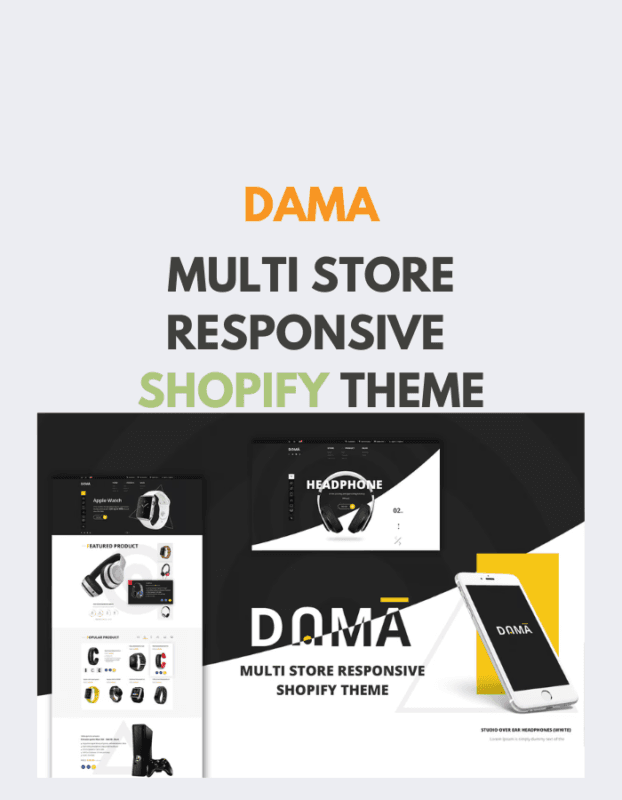 Dama Multi Store Responsive Shopify Theme