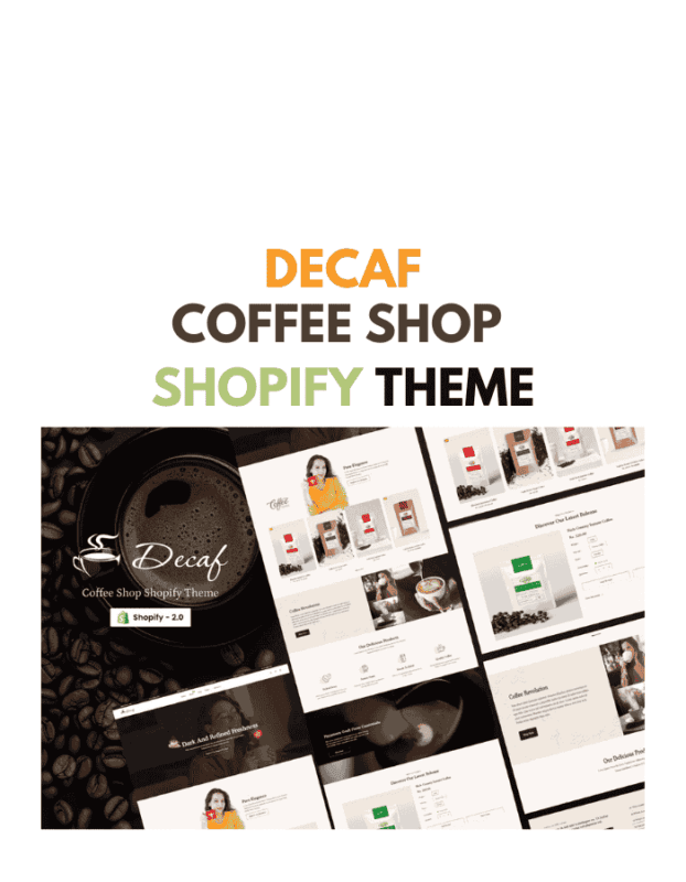 Decaf - Coffee Shop Shopify Theme