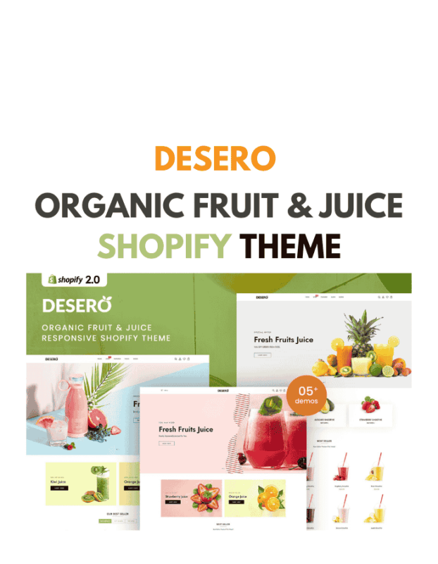 Desero - Organic Fruit & Juice Shopify Theme
