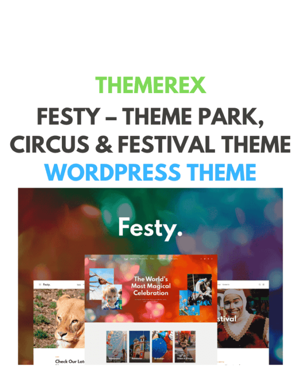 Festy – Theme Park, Circus & Festival Theme