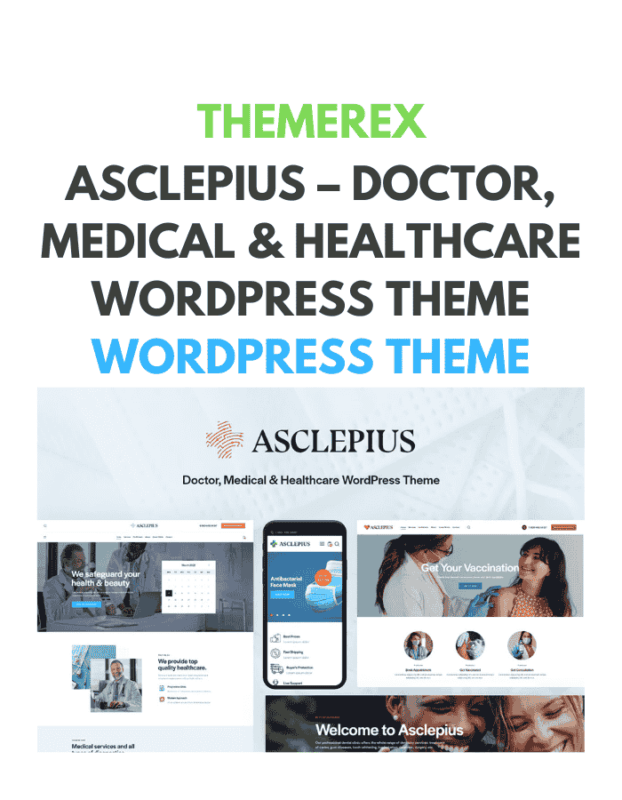 Asclepius – Doctor, Medical & Healthcare WordPress Theme