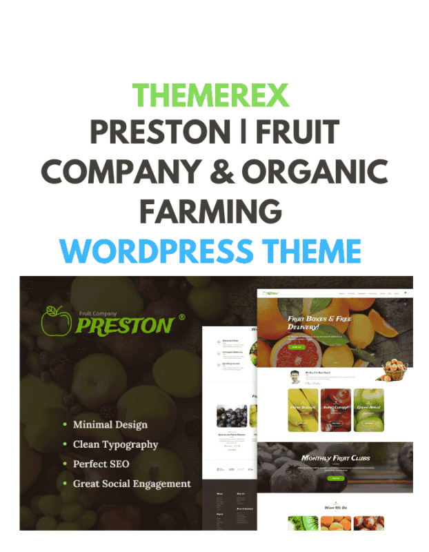 Preston | Fruit Company & Organic Farming