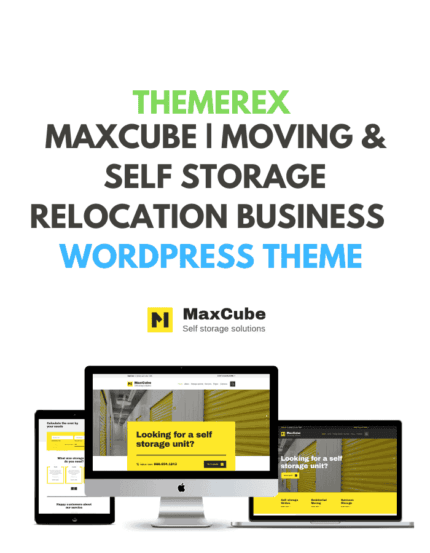 MaxCube | Moving & Self Storage Relocation Business WordPress Theme