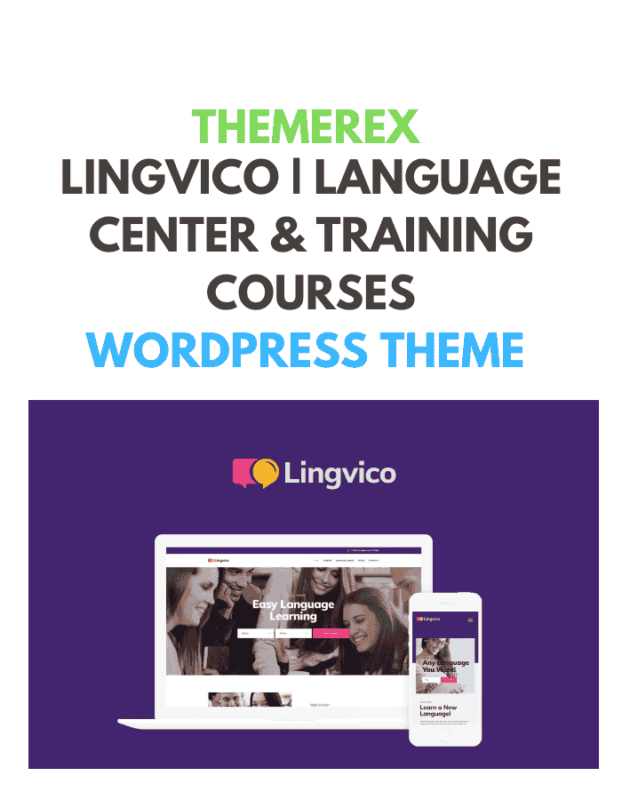 Lingvico | Language Center & Training Courses WordPress Theme