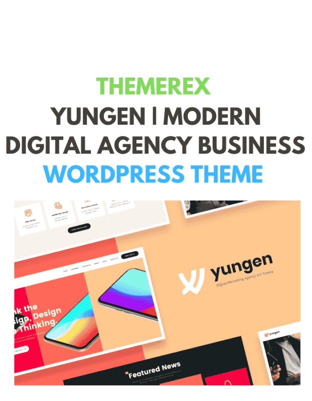 Yungen | Modern Digital Agency Business WordPress Theme