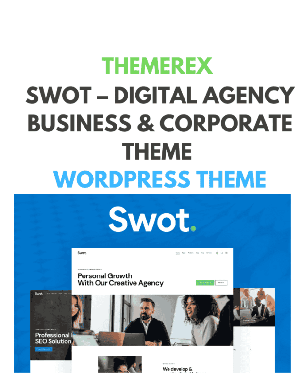 Swot – Digital Agency Business & Corporate Theme