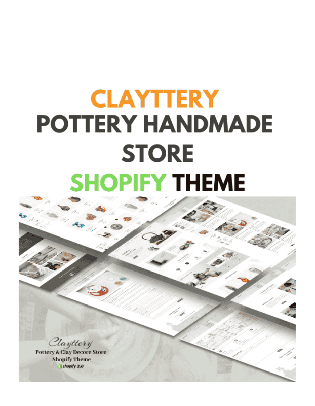 Clayttery – Pottery Handmade Store Shopify