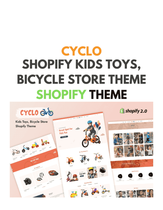 Cyclo – Shopify Kids Toys, Bicycle Store Theme