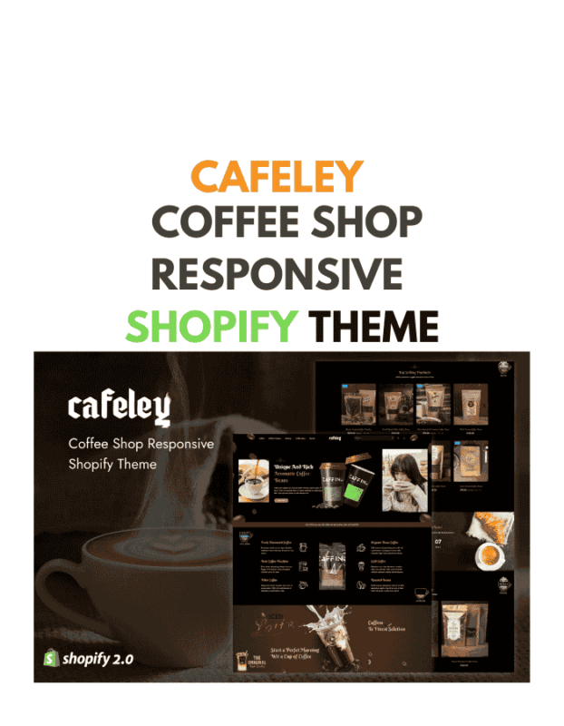 Cafeley – Coffee Shop Responsive Shopify Theme