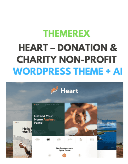 Heart – Donation & Charity Non-Profit WordPress Theme + AI