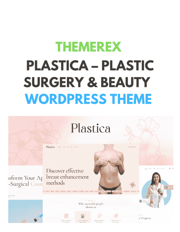 Plastica – Plastic Surgery & Beauty WordPress Theme