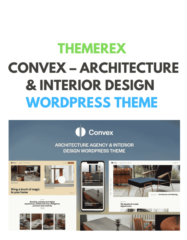 Convex – Architecture & Interior Design WordPress Theme