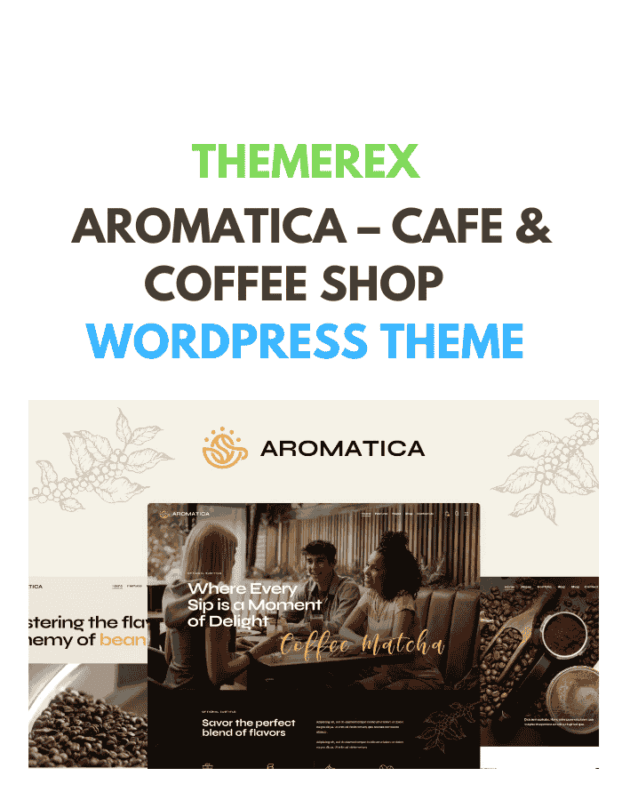 Aromatica – Cafe & Coffee Shop WordPress Theme