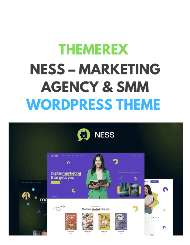 Ness – Marketing Agency & SMM WordPress Theme